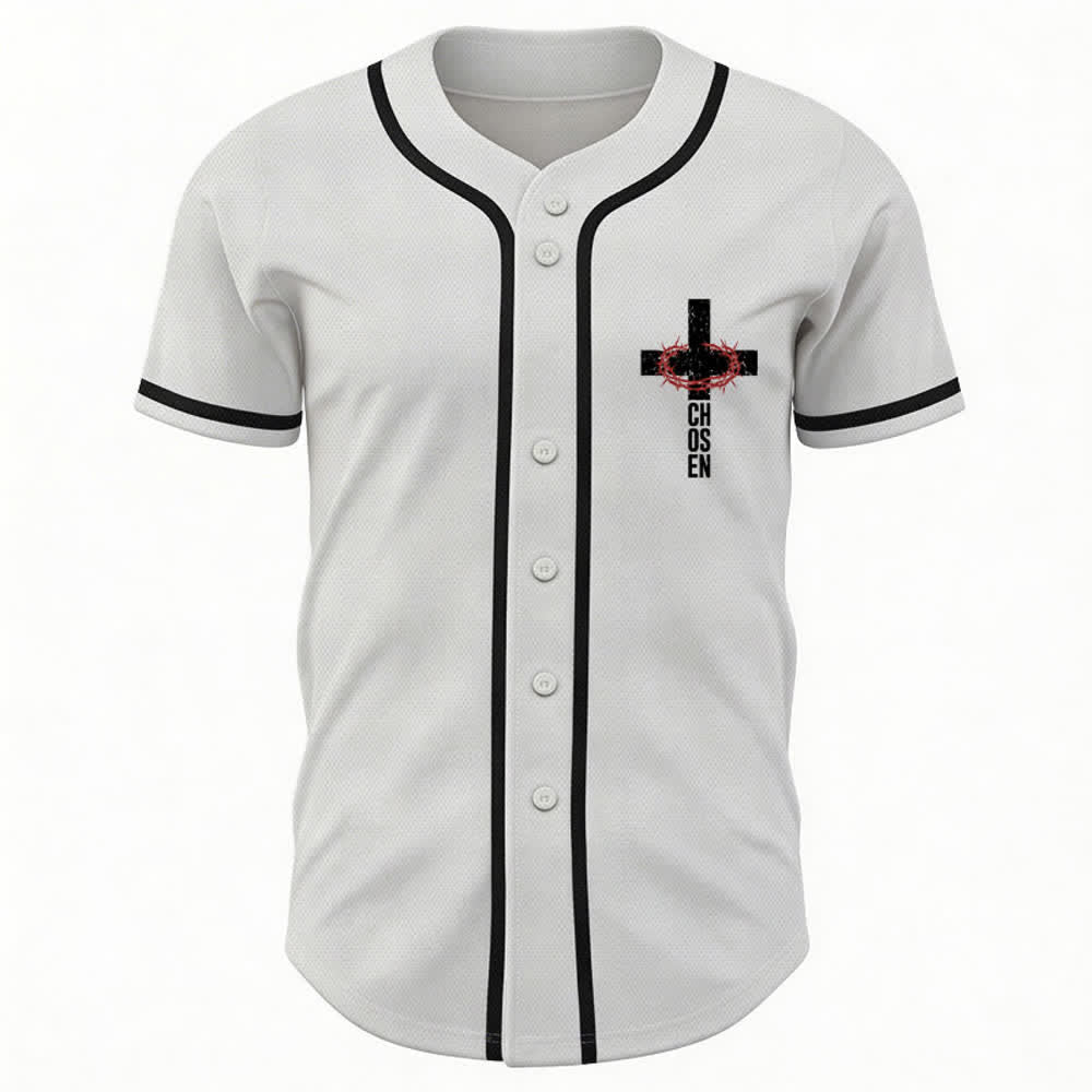 Christianartworkshop Gesù LA VIA LA VERITÀ LA VITA Maglia da baseball con bottoni - image 9
