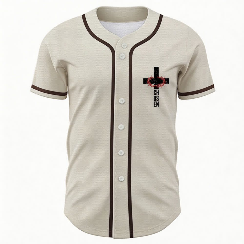 Christianartworkshop Gesù LA VIA LA VERITÀ LA VITA Maglia da baseball con bottoni - image 23