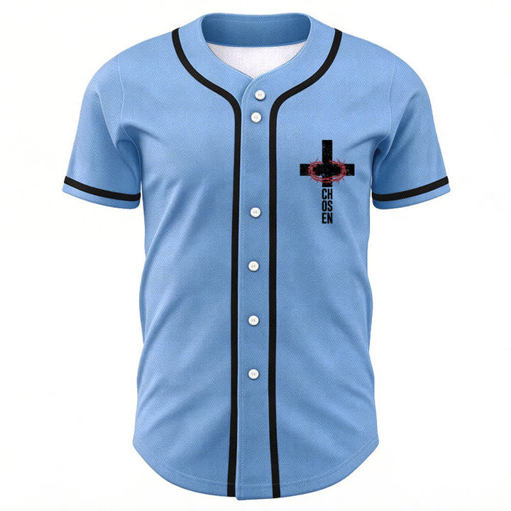 Christianartworkshop Gesù LA VIA LA VERITÀ LA VITA Maglia da baseball con bottoni - image 51