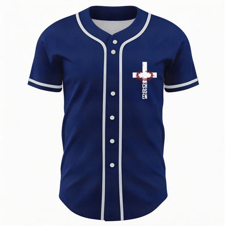 Christianartworkshop Gesù LA VIA LA VERITÀ LA VITA Maglia da baseball con bottoni - image 37