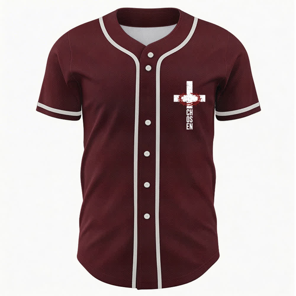 Christianartworkshop Gesù LA VIA LA VERITÀ LA VITA Maglia da baseball con bottoni - image 16