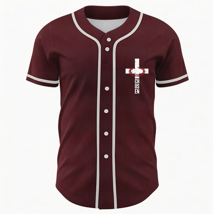 Christianartworkshop Gesù LA VIA LA VERITÀ LA VITA Maglia da baseball con bottoni - image 16