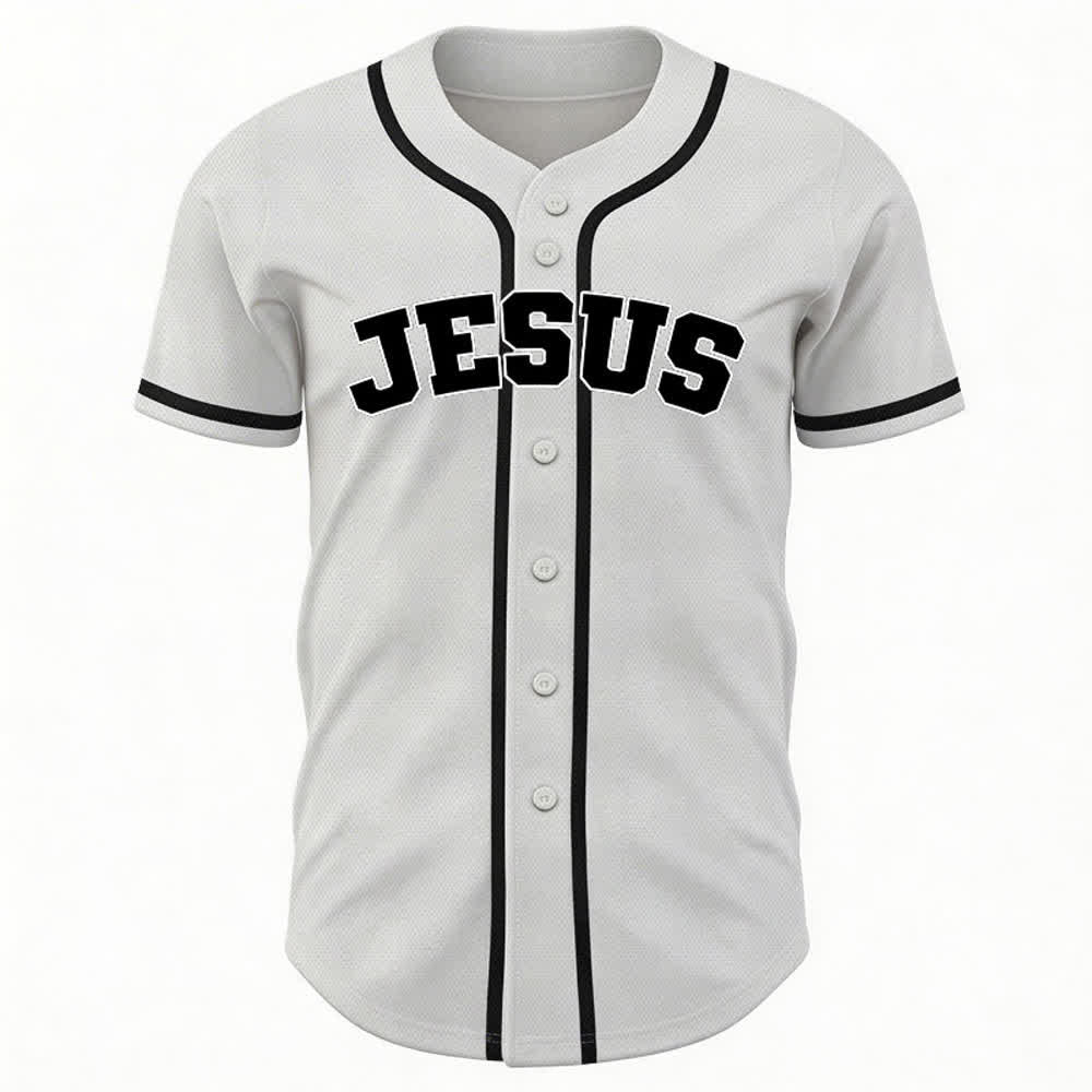 Christianartworkshop Rooted In Christ Maglia da baseball nera con bottoni - image 23