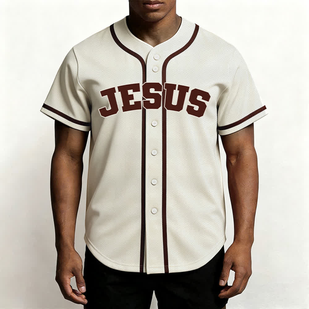 Christianartworkshop Rooted In Christ Maglia da baseball nera con bottoni - image 13
