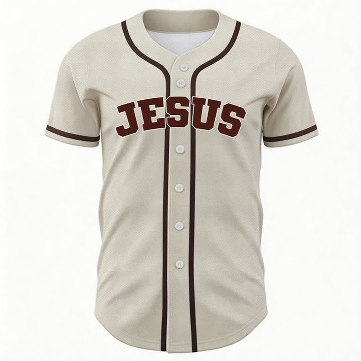 Christianartworkshop Rooted In Christ Maglia da baseball nera con bottoni - image 9