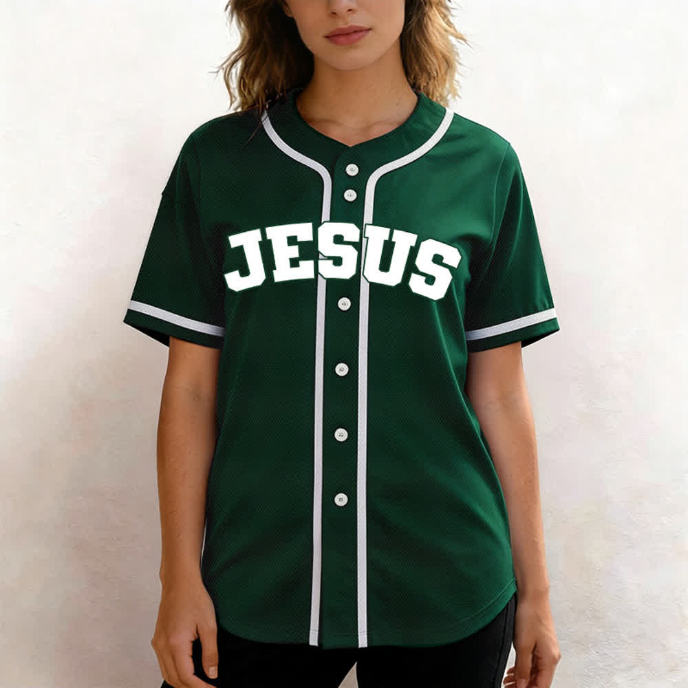 Christianartworkshop Rooted In Christ Maglia da baseball nera con bottoni - image 32