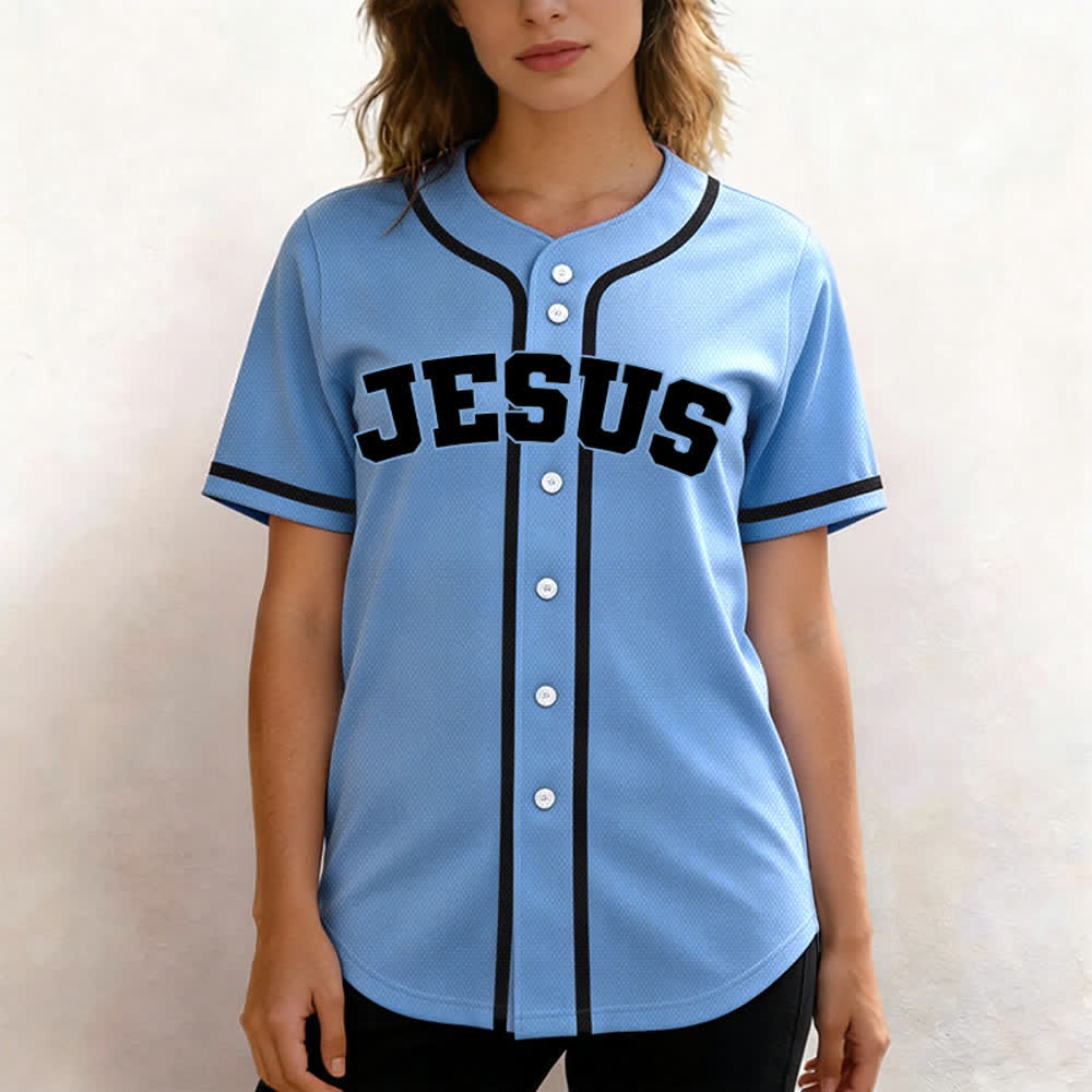 Christianartworkshop Rooted In Christ Maglia da baseball nera con bottoni - image 46