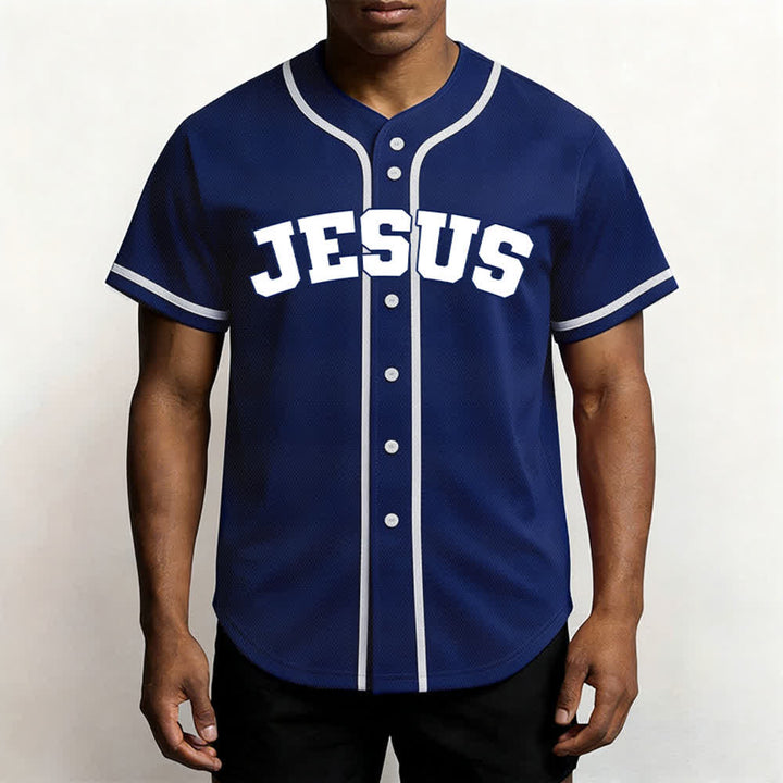 Christianartworkshop Rooted In Christ Maglia da baseball nera con bottoni - image 55