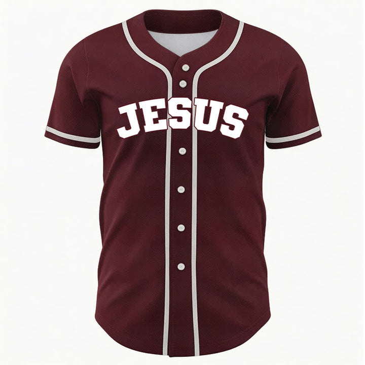Christianartworkshop Rooted In Christ Maglia da baseball nera con bottoni - image 16