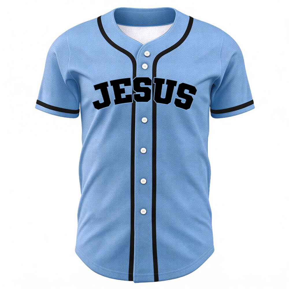 Christianartworkshop Rooted In Christ Maglia da baseball nera con bottoni - image 44