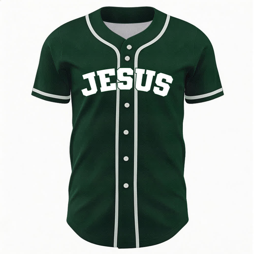 Christianartworkshop Rooted In Christ Maglia da baseball nera con bottoni - image 30