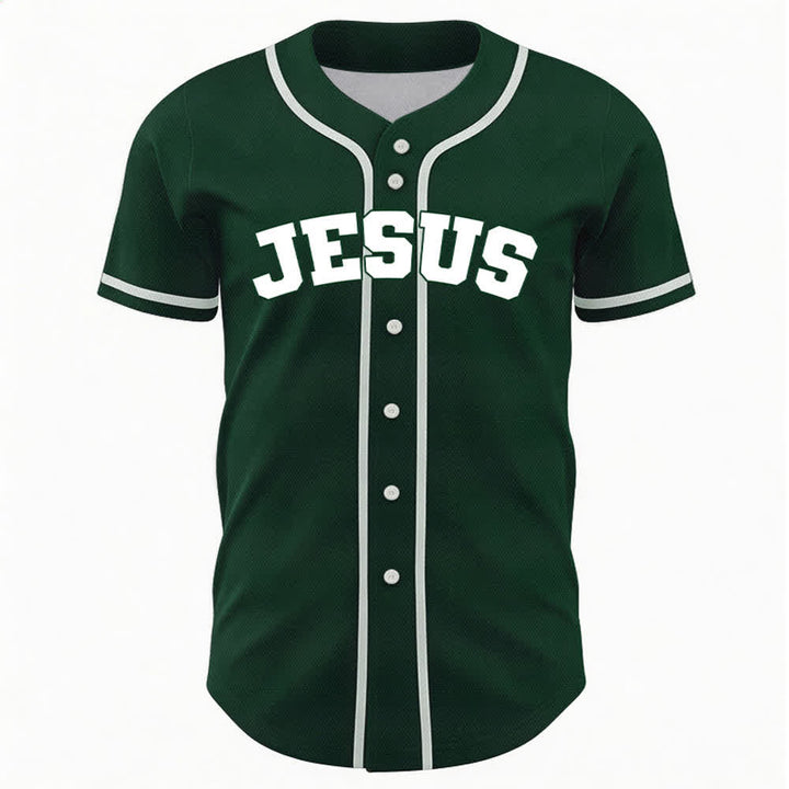 Christianartworkshop Rooted In Christ Maglia da baseball nera con bottoni - image 30