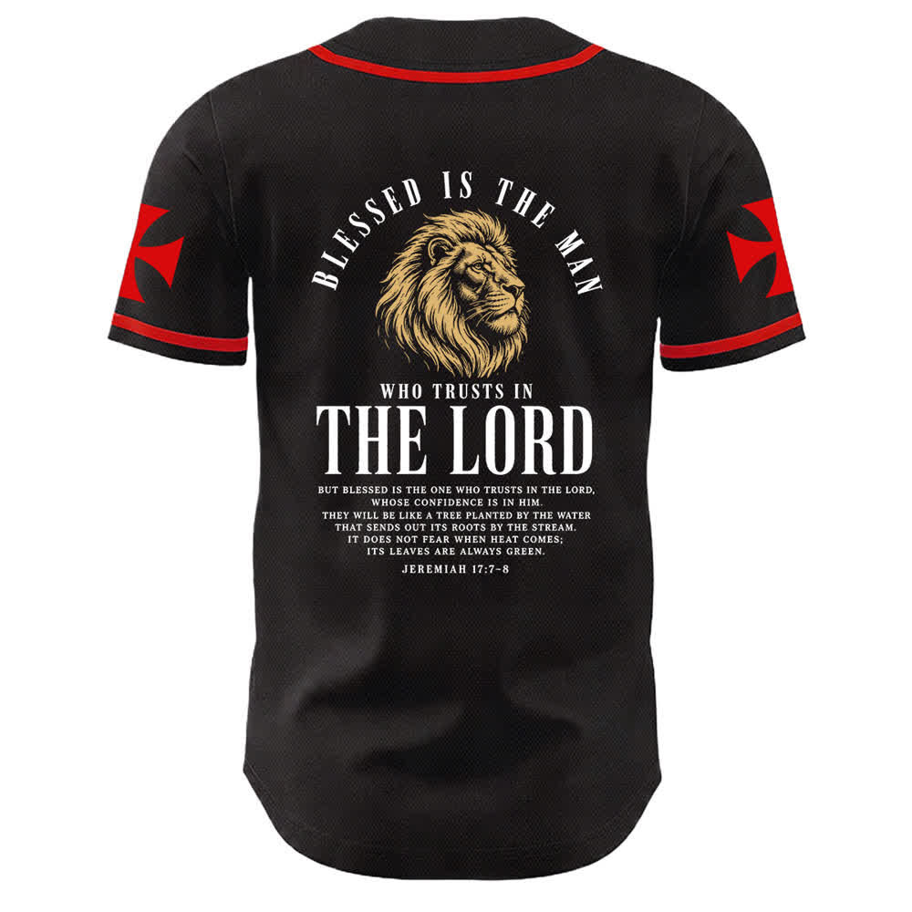Christianartworkshop Jesus Highway To Heaven Geremia 17:7-8 Maglia da baseball - image 15