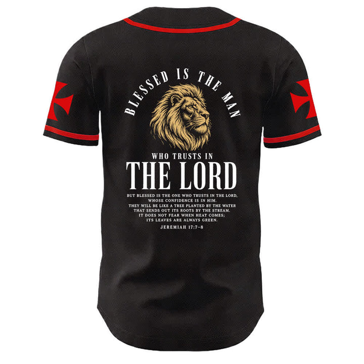 Christianartworkshop Jesus Highway To Heaven Geremia 17:7-8 Maglia da baseball - image 15