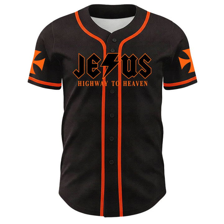 Christianartworkshop Jesus Highway To Heaven Geremia 17:7-8 Maglia da baseball - image 37