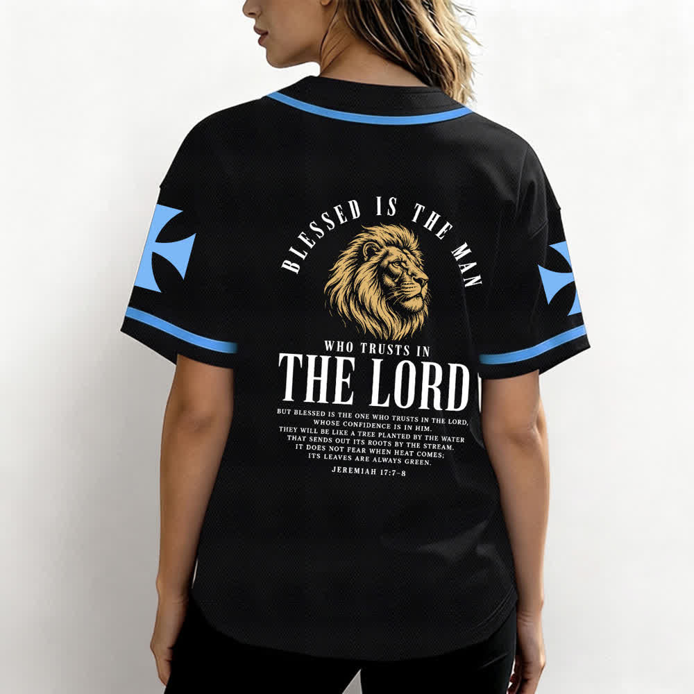 Christianartworkshop Jesus Highway To Heaven Geremia 17:7-8 Maglia da baseball - image 45