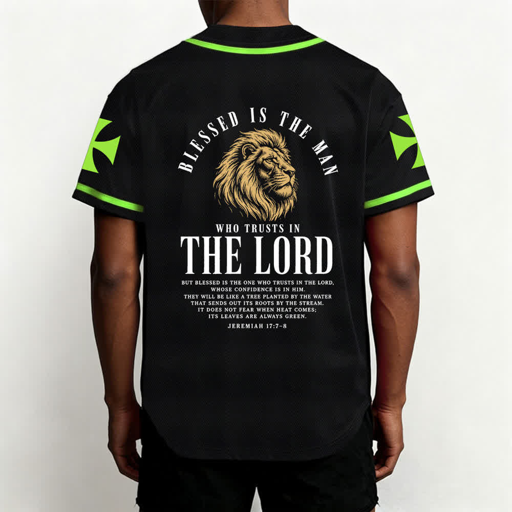 Christianartworkshop Jesus Highway To Heaven Geremia 17:7-8 Maglia da baseball - image 59