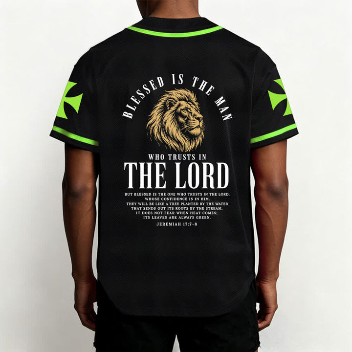 Christianartworkshop Jesus Highway To Heaven Geremia 17:7-8 Maglia da baseball - image 59