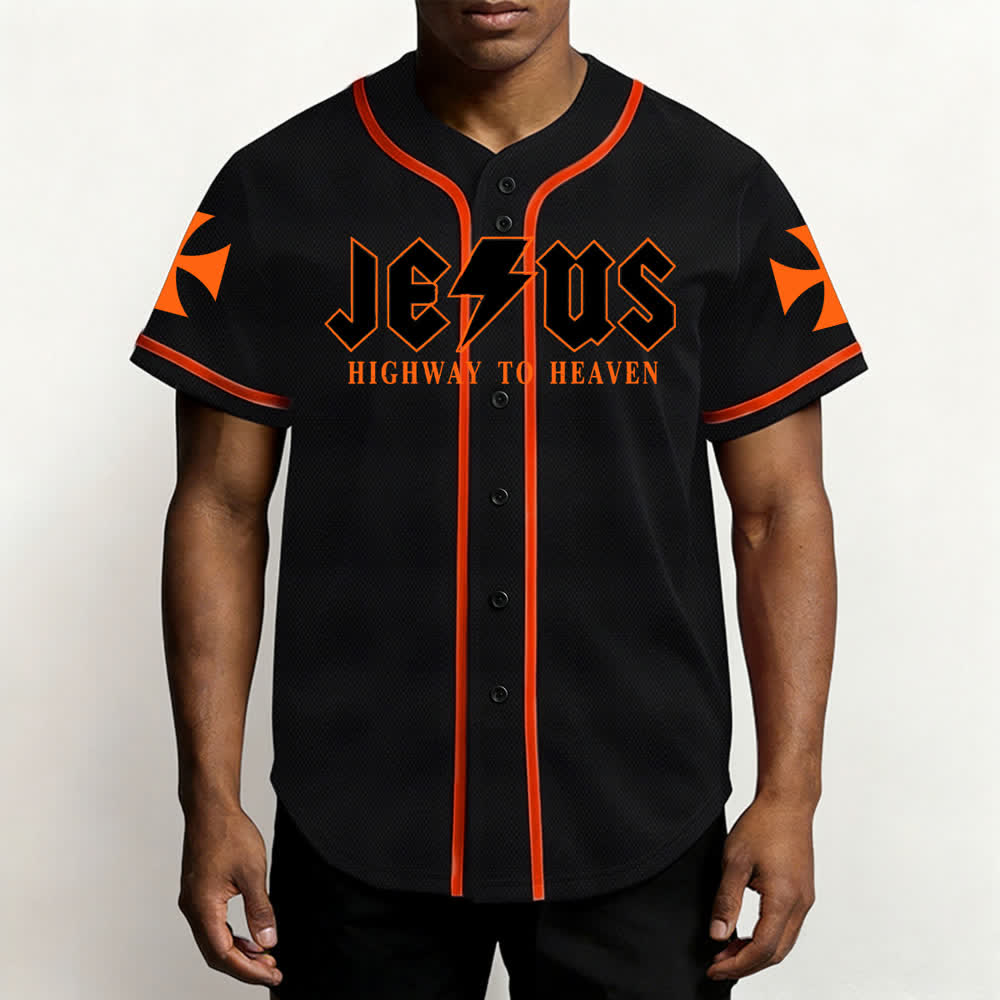 Christianartworkshop Jesus Highway To Heaven Geremia 17:7-8 Maglia da baseball - image 41