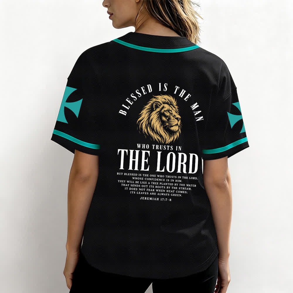 Christianartworkshop Jesus Highway To Heaven Geremia 17:7-8 Maglia da baseball - image 31
