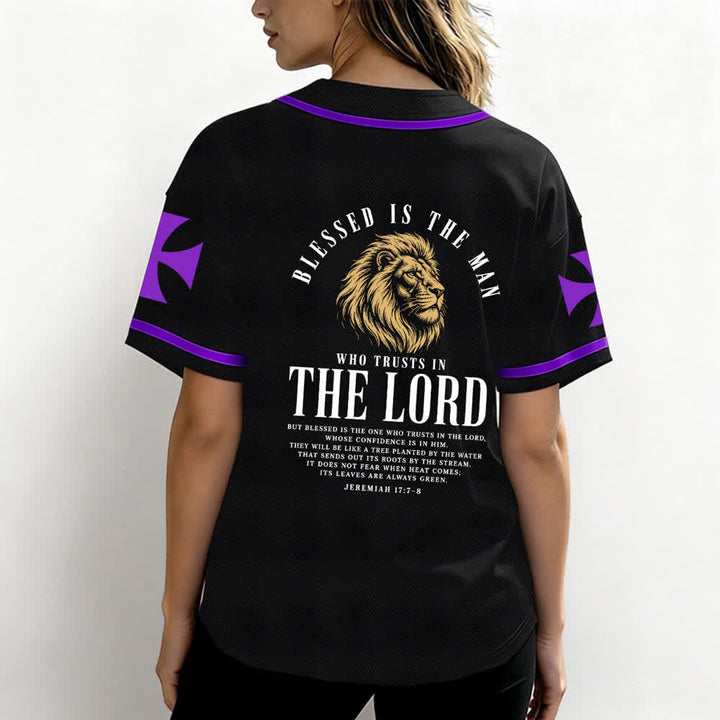 Christianartworkshop Jesus Highway To Heaven Geremia 17:7-8 Maglia da baseball - image 52