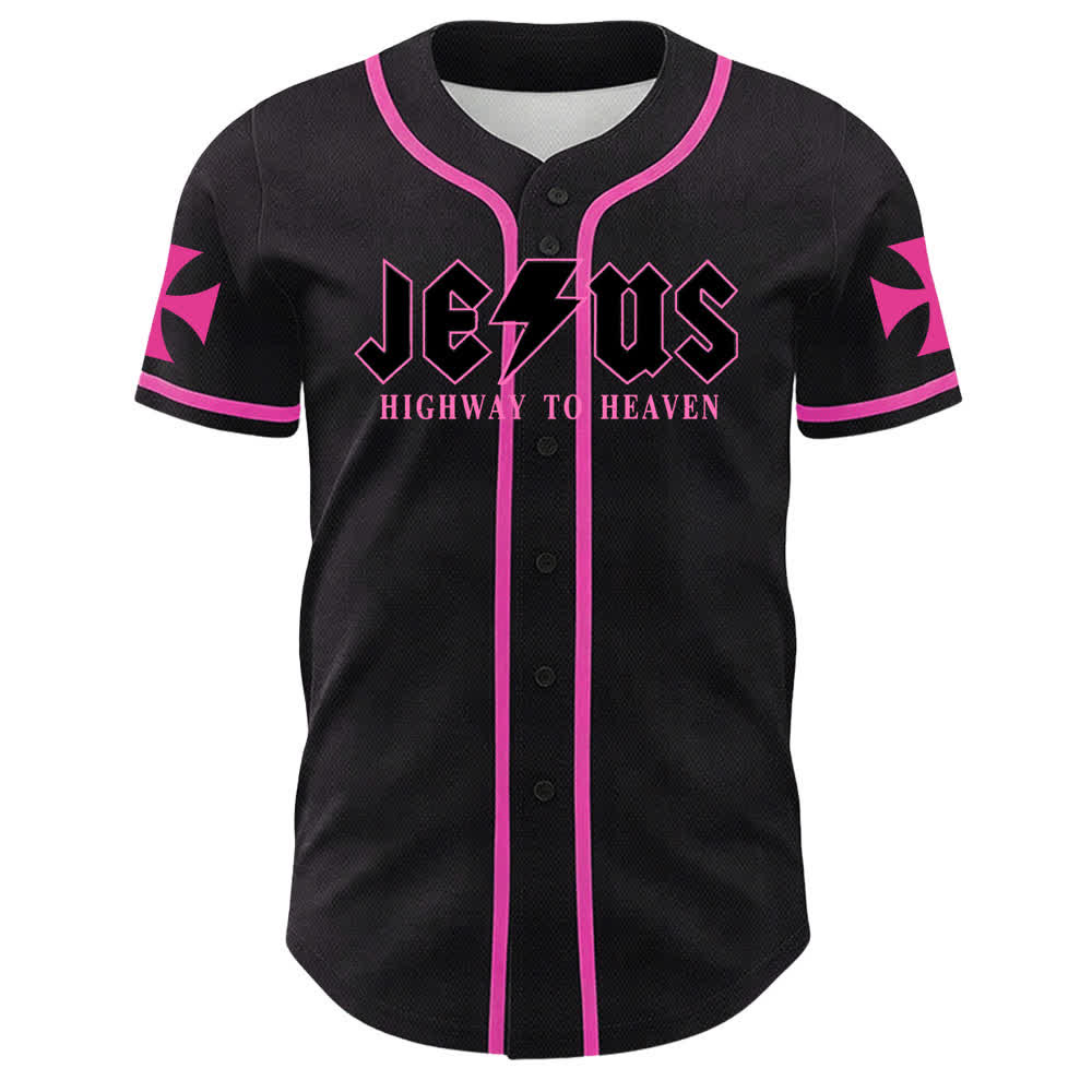 Christianartworkshop Jesus Highway To Heaven Geremia 17:7-8 Maglia da baseball - image 23