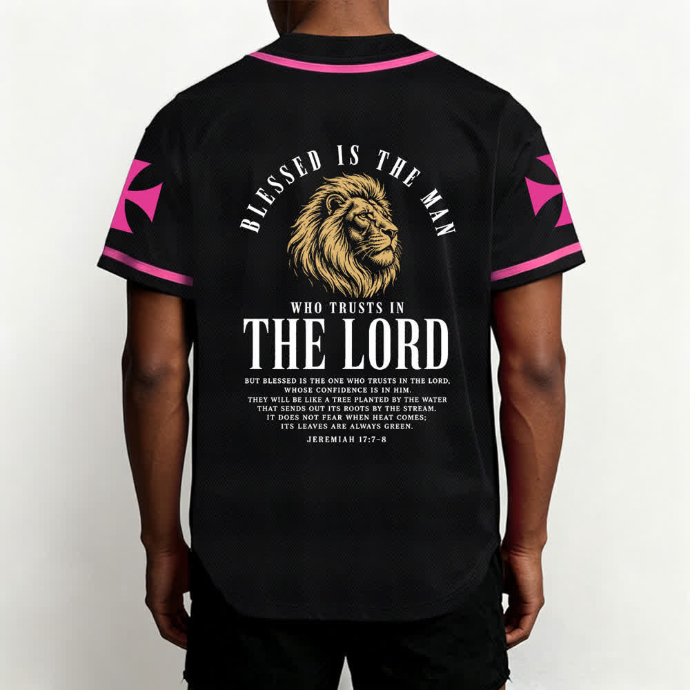 Christianartworkshop Jesus Highway To Heaven Geremia 17:7-8 Maglia da baseball - image 26