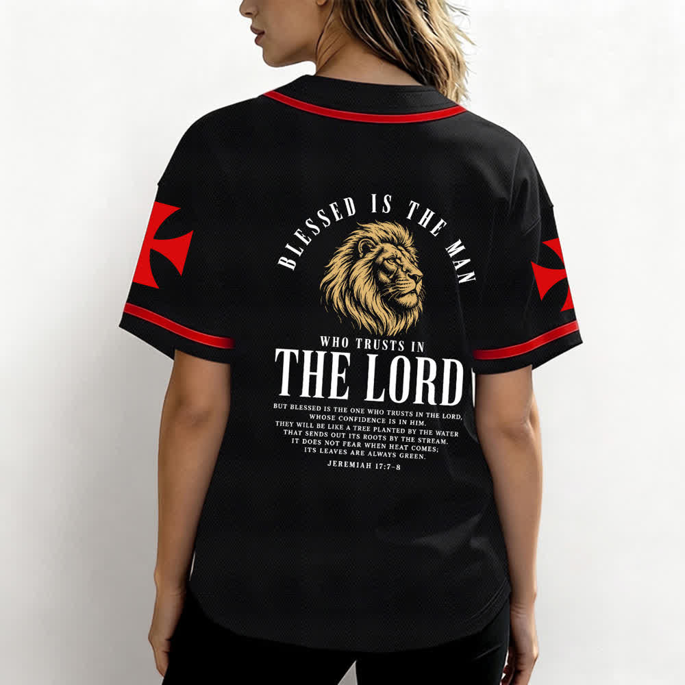 Christianartworkshop Jesus Highway To Heaven Geremia 17:7-8 Maglia da baseball - image 17