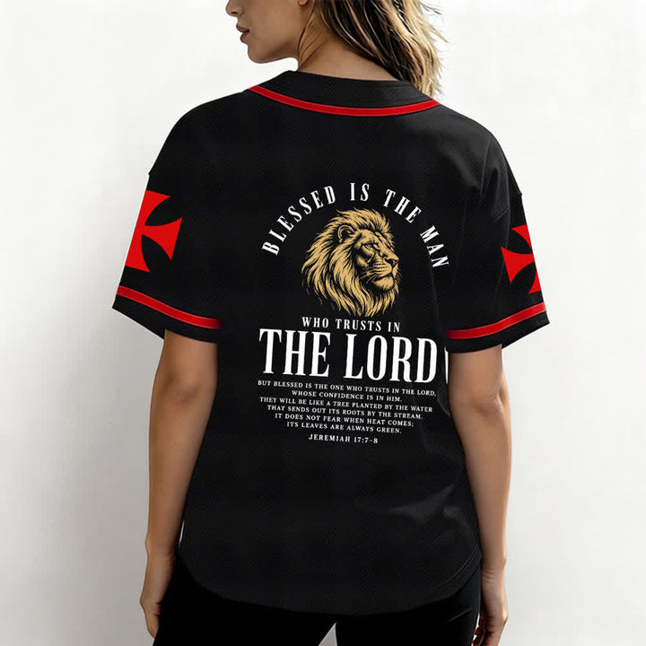 Christianartworkshop Jesus Highway To Heaven Geremia 17:7-8 Maglia da baseball - image 17