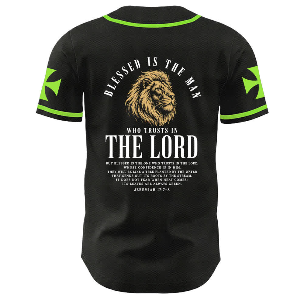 Christianartworkshop Jesus Highway To Heaven Geremia 17:7-8 Maglia da baseball - image 57