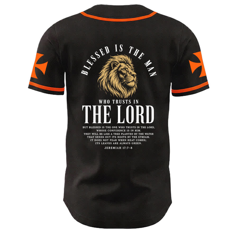 Christianartworkshop Jesus Highway To Heaven Geremia 17:7-8 Maglia da baseball - image 36