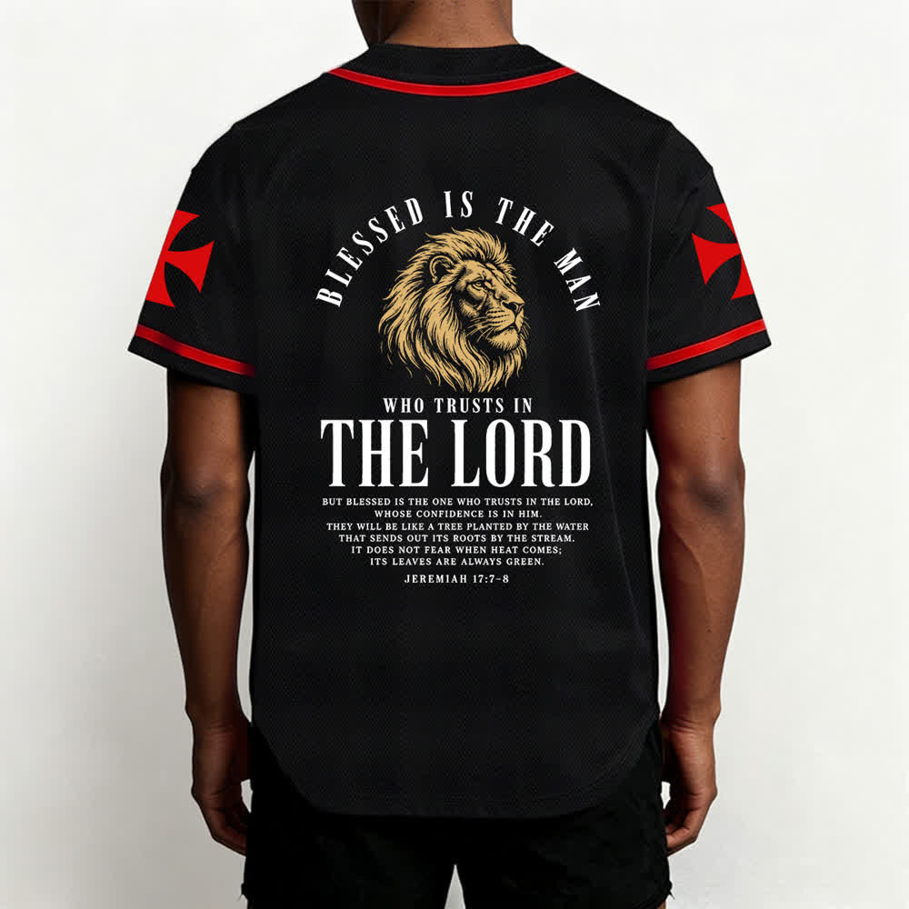 Christianartworkshop Jesus Highway To Heaven Geremia 17:7-8 Maglia da baseball - image 19