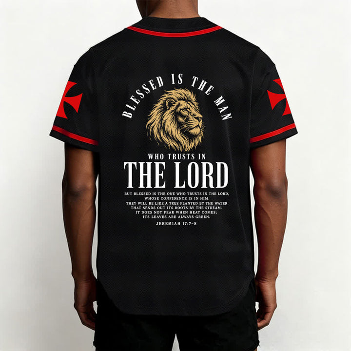 Christianartworkshop Jesus Highway To Heaven Geremia 17:7-8 Maglia da baseball - image 19