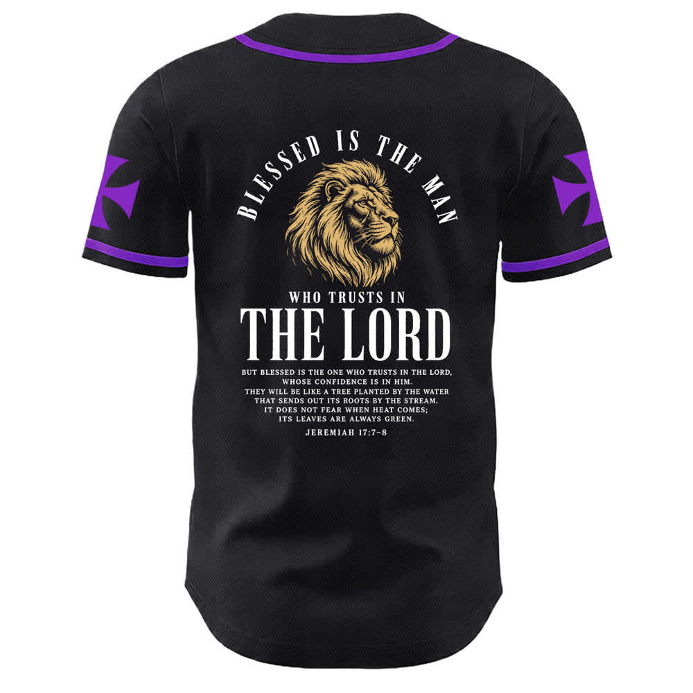 Christianartworkshop Jesus Highway To Heaven Geremia 17:7-8 Maglia da baseball - image 50