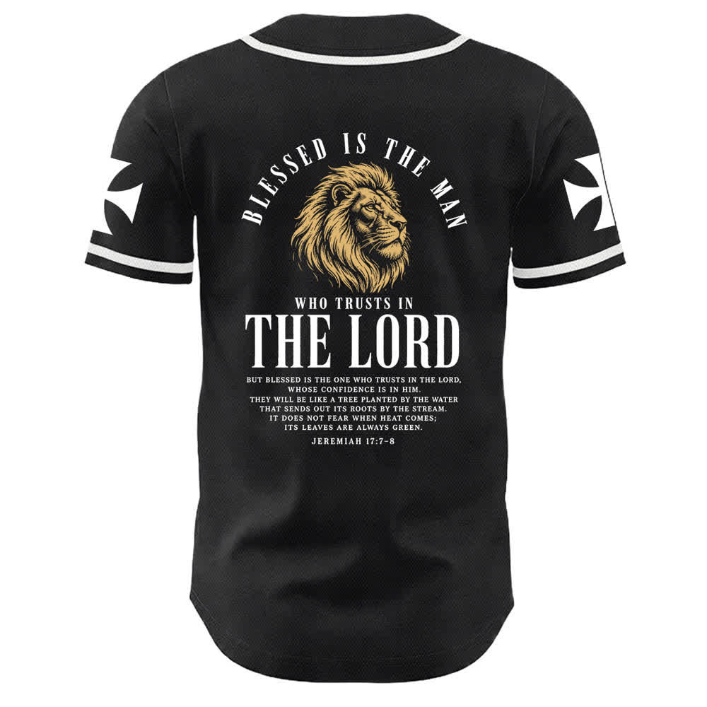 Christianartworkshop Jesus Highway To Heaven Geremia 17:7-8 Maglia da baseball - image 8