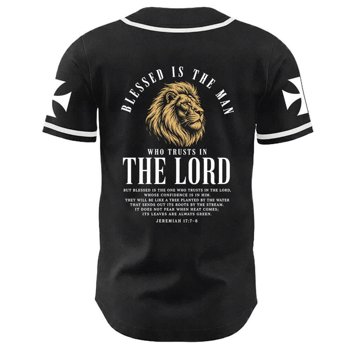 Christianartworkshop Jesus Highway To Heaven Geremia 17:7-8 Maglia da baseball - image 8