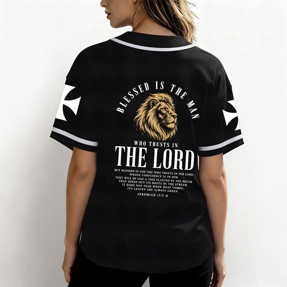 Christianartworkshop Jesus Highway To Heaven Geremia 17:7-8 Maglia da baseball - image 10