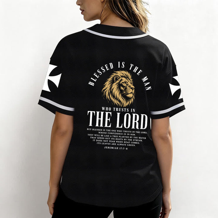 Christianartworkshop Jesus Highway To Heaven Geremia 17:7-8 Maglia da baseball - image 10