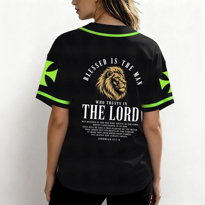 Christianartworkshop Jesus Highway To Heaven Geremia 17:7-8 Maglia da baseball - image 61
