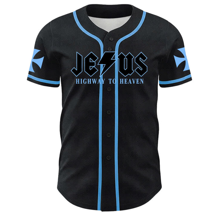 Christianartworkshop Jesus Highway To Heaven Geremia 17:7-8 Maglia da baseball - image 44