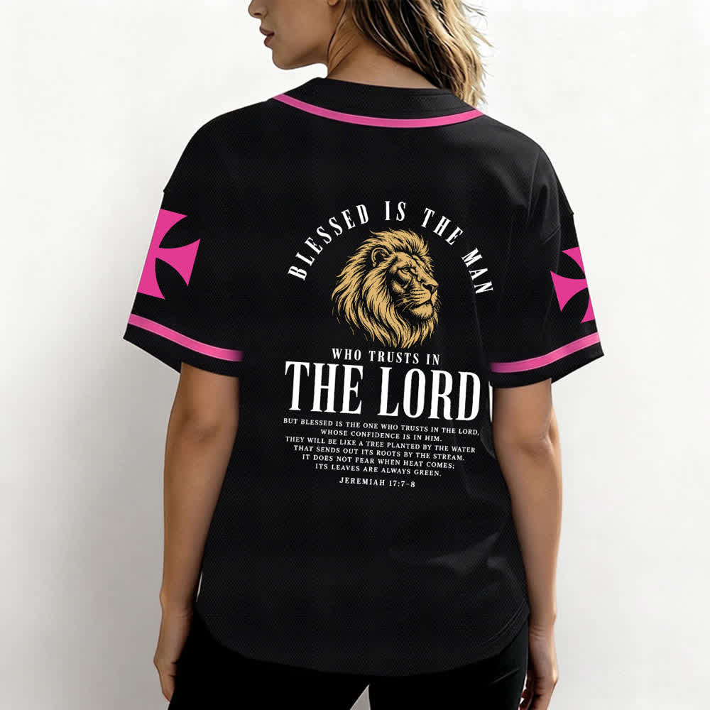 Christianartworkshop Jesus Highway To Heaven Geremia 17:7-8 Maglia da baseball - image 24