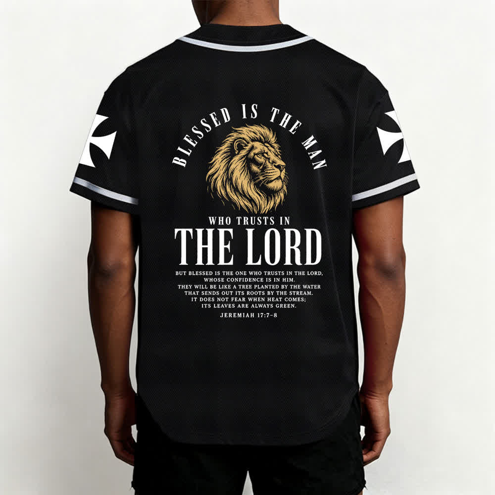 Christianartworkshop Jesus Highway To Heaven Geremia 17:7-8 Maglia da baseball - image 12