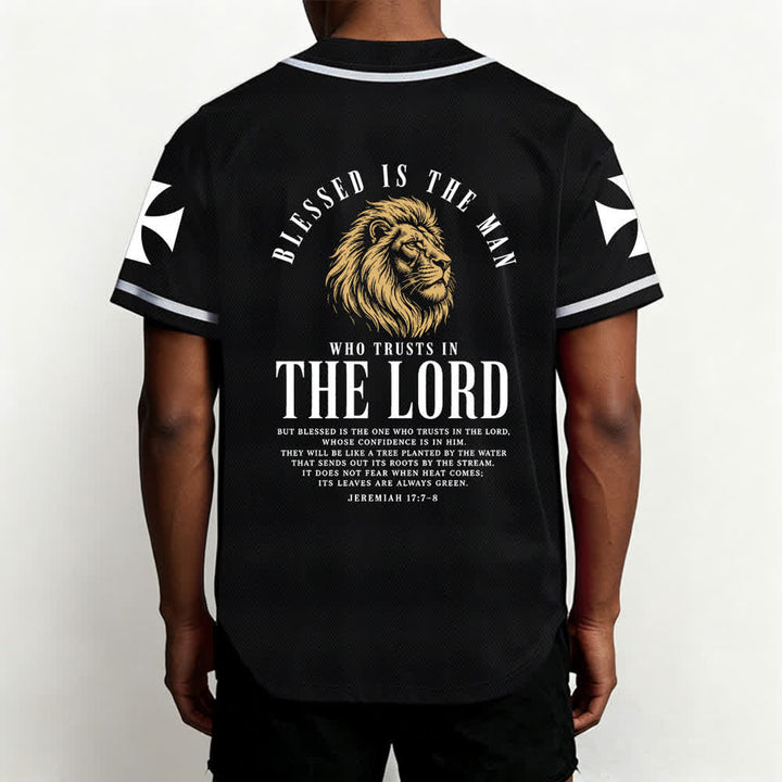 Christianartworkshop Jesus Highway To Heaven Geremia 17:7-8 Maglia da baseball - image 12