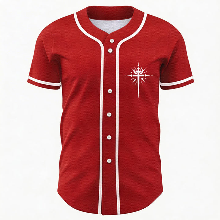 Christianartworkshop Army Of God Streetwear Baseball Jersey - image 37