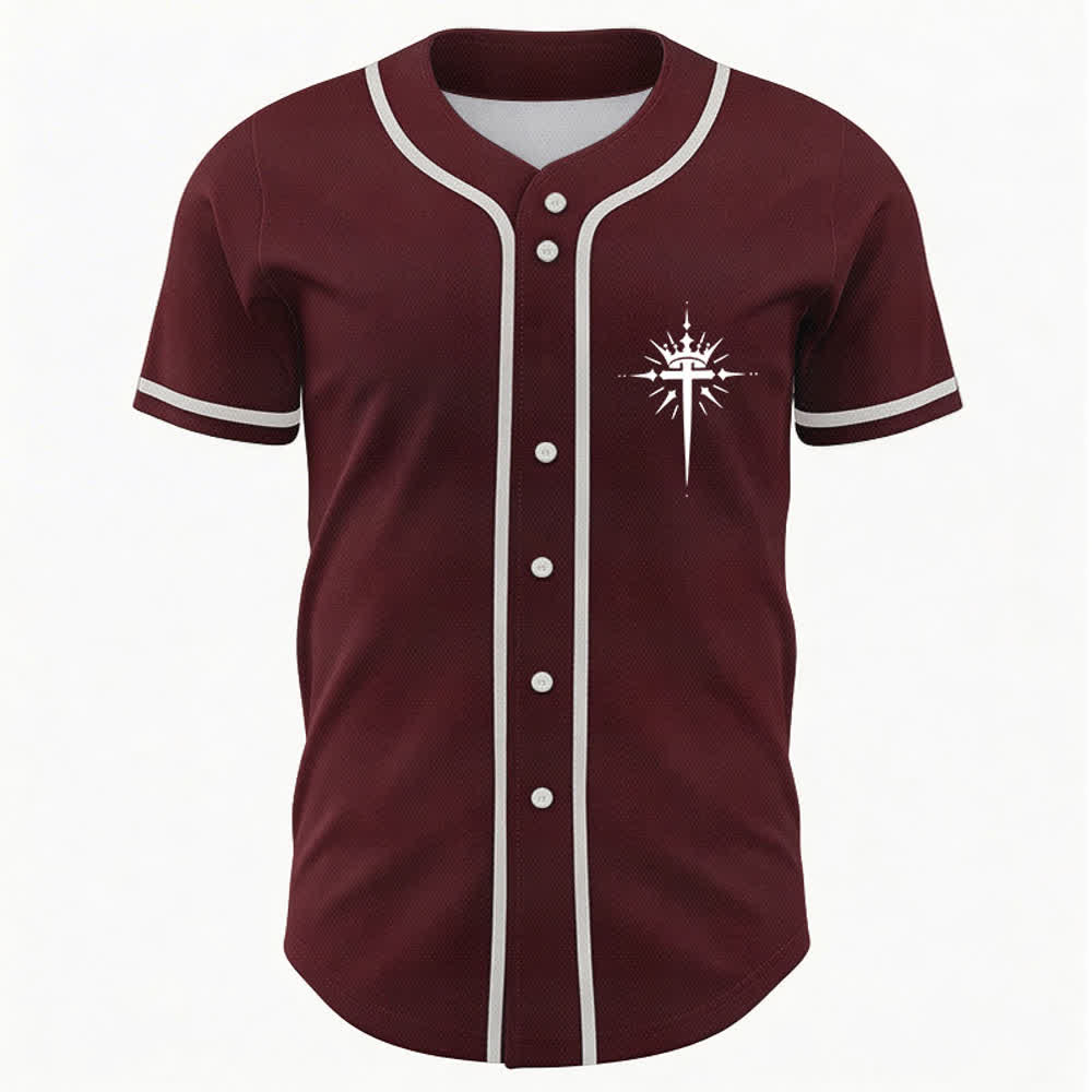 Christianartworkshop Army Of God Streetwear Baseball Jersey - image 16