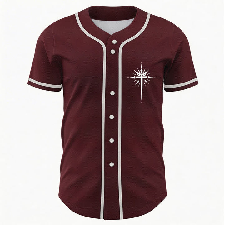 Christianartworkshop Army Of God Streetwear Baseball Jersey - image 16