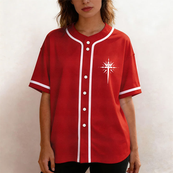 Christianartworkshop Army Of God Streetwear Baseball Jersey - image 39