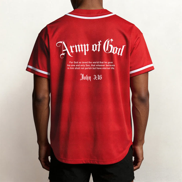 Christianartworkshop Army Of God Streetwear Baseball Jersey - image 40