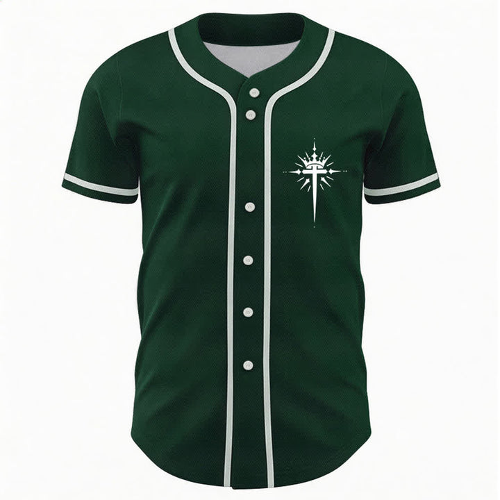 Christianartworkshop Army Of God Streetwear Baseball Jersey - image 23