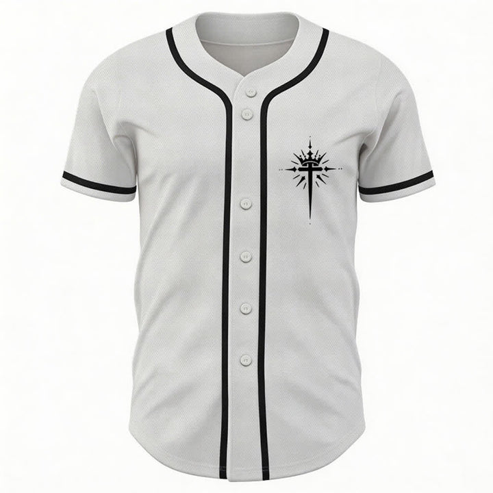 Christianartworkshop Army Of God Streetwear Baseball Jersey - image 2